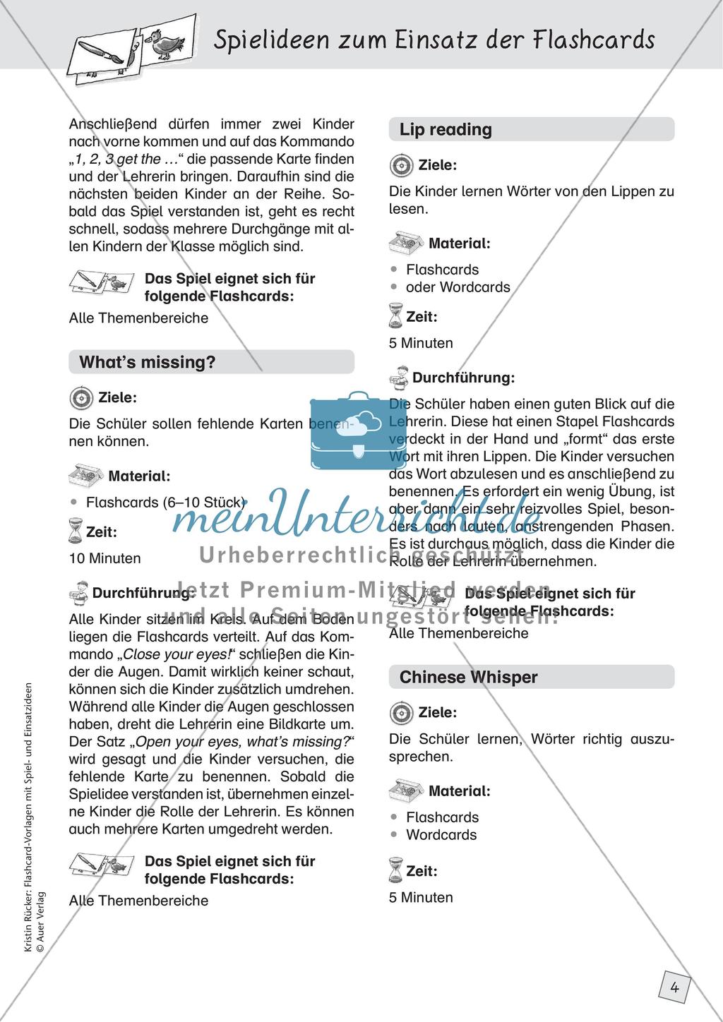 Spielideen: Flashcards zum Thema Transportation Preview 6