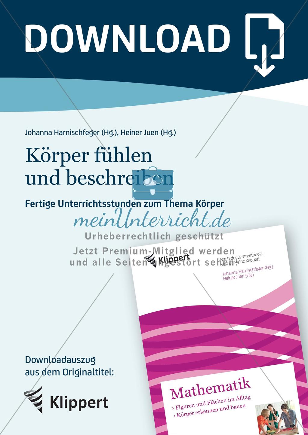 Das Fühlen und Beschreiben von Körpern Preview 1