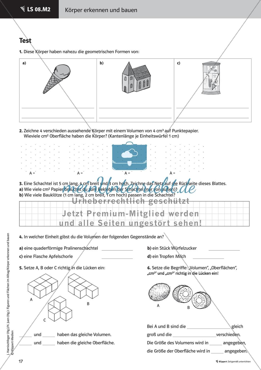 Oberfläche und Volumen berechnen Preview 19