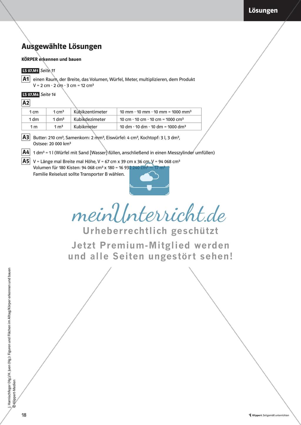 Oberfläche und Volumen berechnen Preview 20
