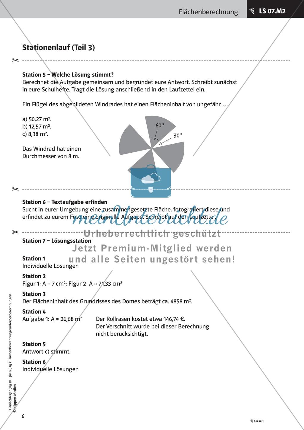 Flächen an Stationen- Test Preview 8