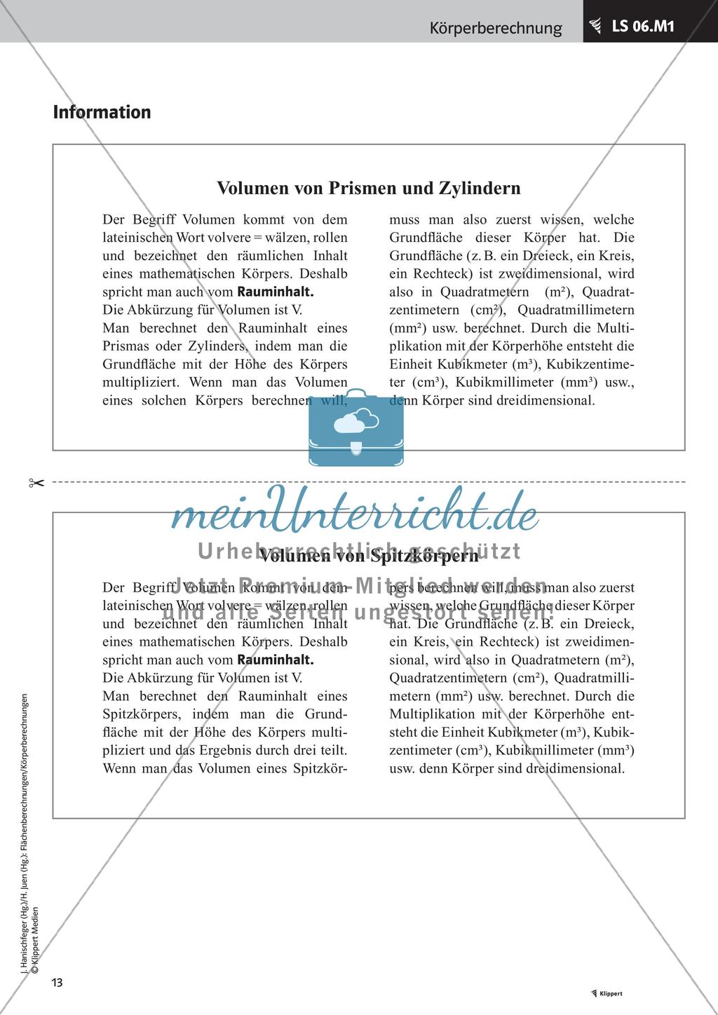 Oberflächeninhalt und Volumen Preview 15