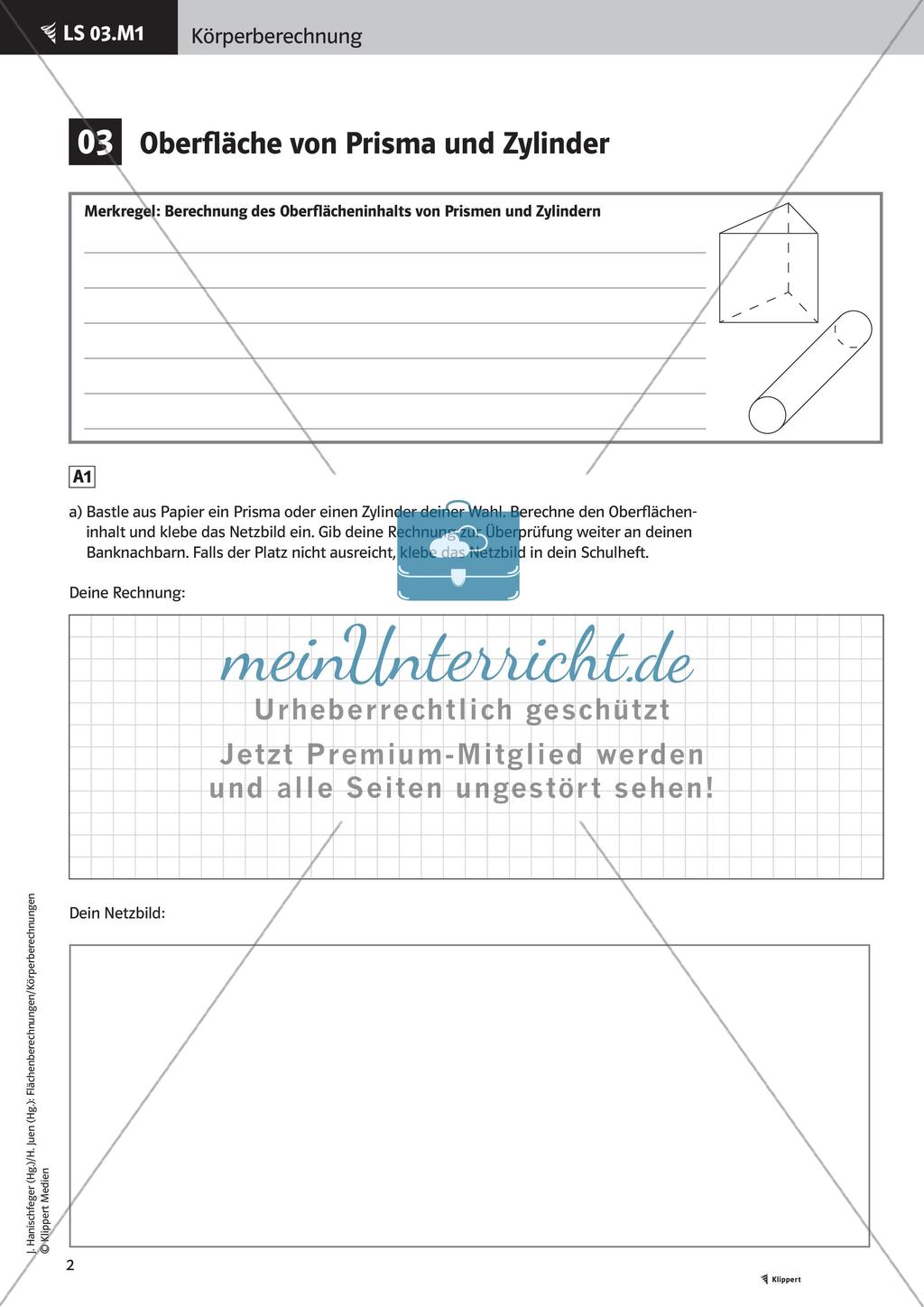Oberflächeninhalt und Volumen Preview 4
