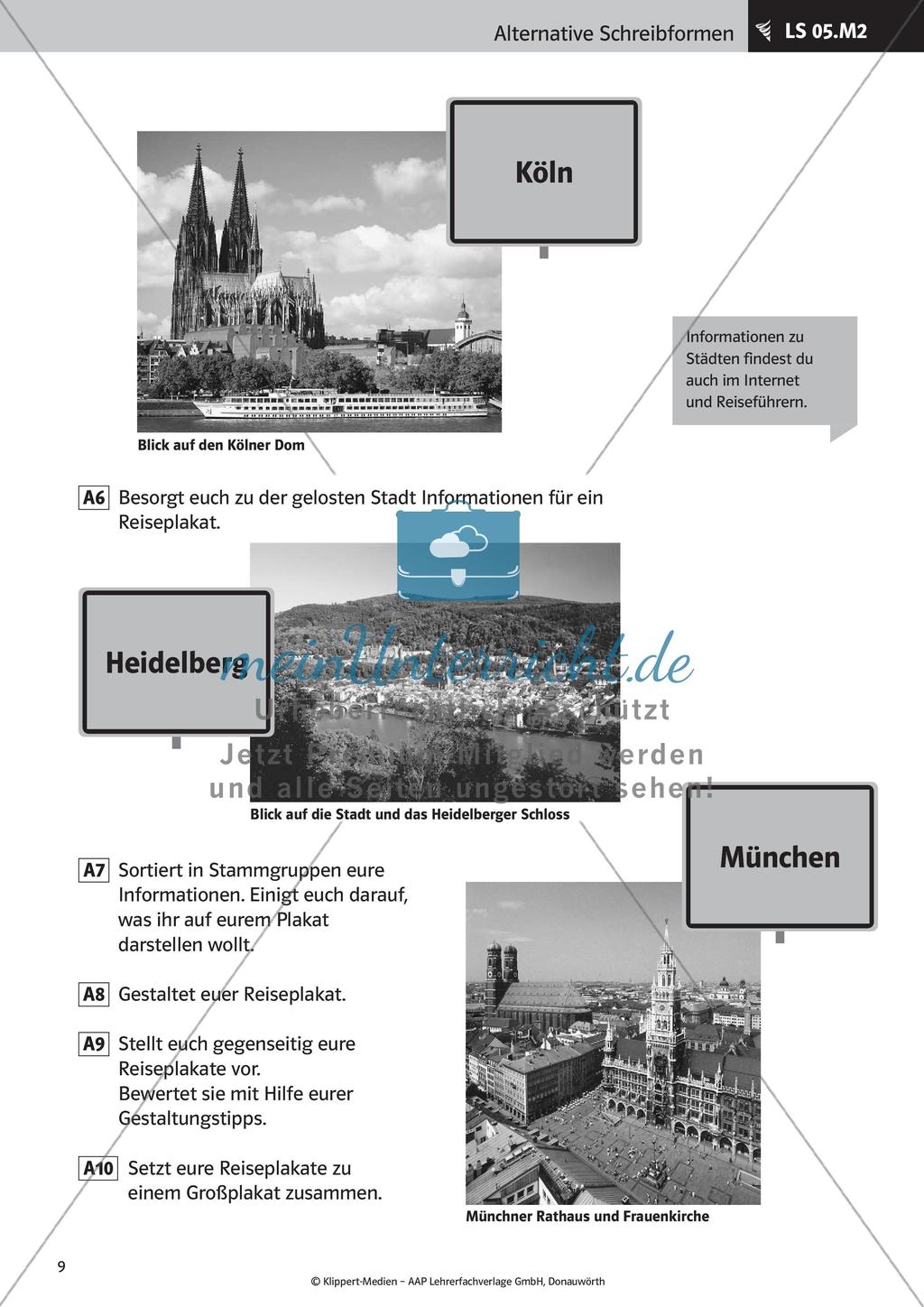 Verfassen von Texten: Protokoll, Plakat, Laternengedicht und Fantasiegeschichte Preview 11