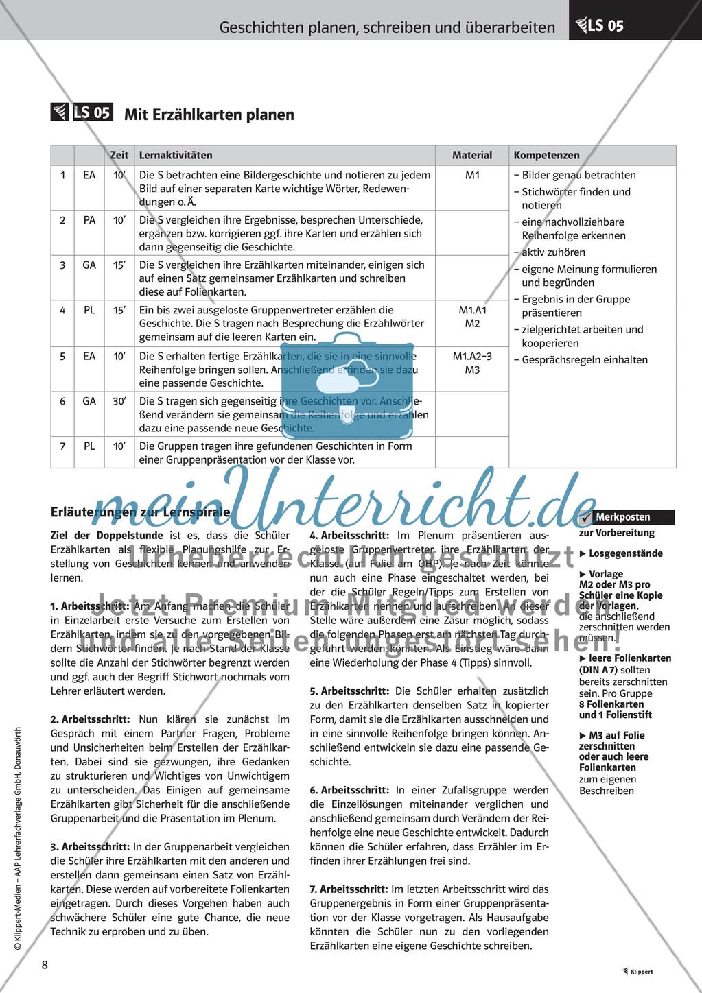 Planen von Geschichten Preview 10