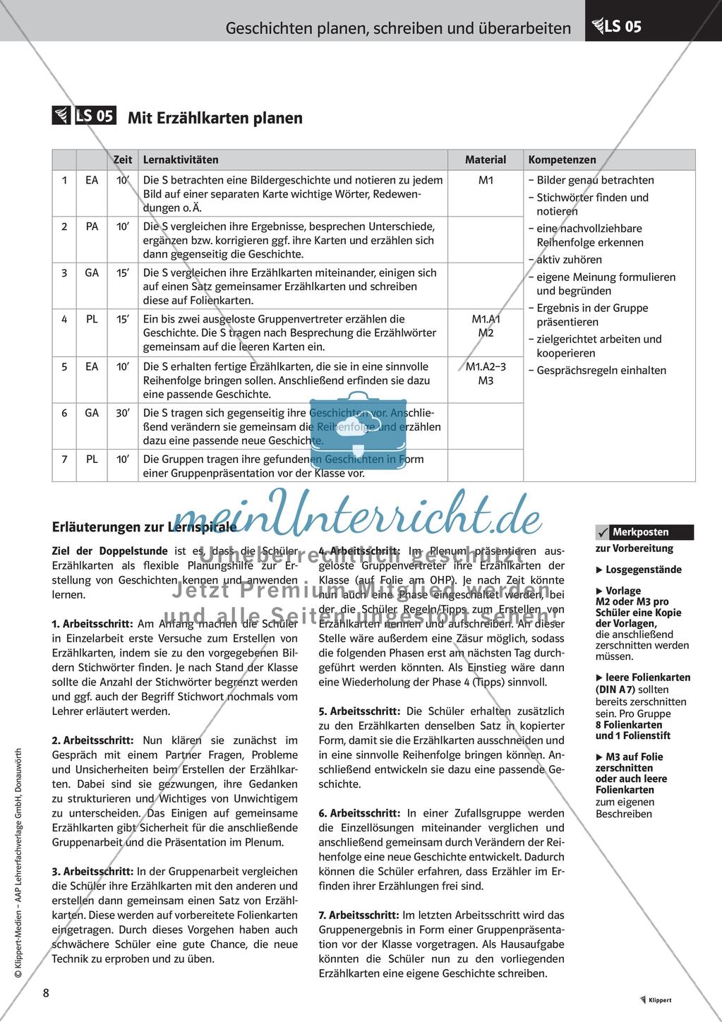 Planen von Geschichten Preview 10