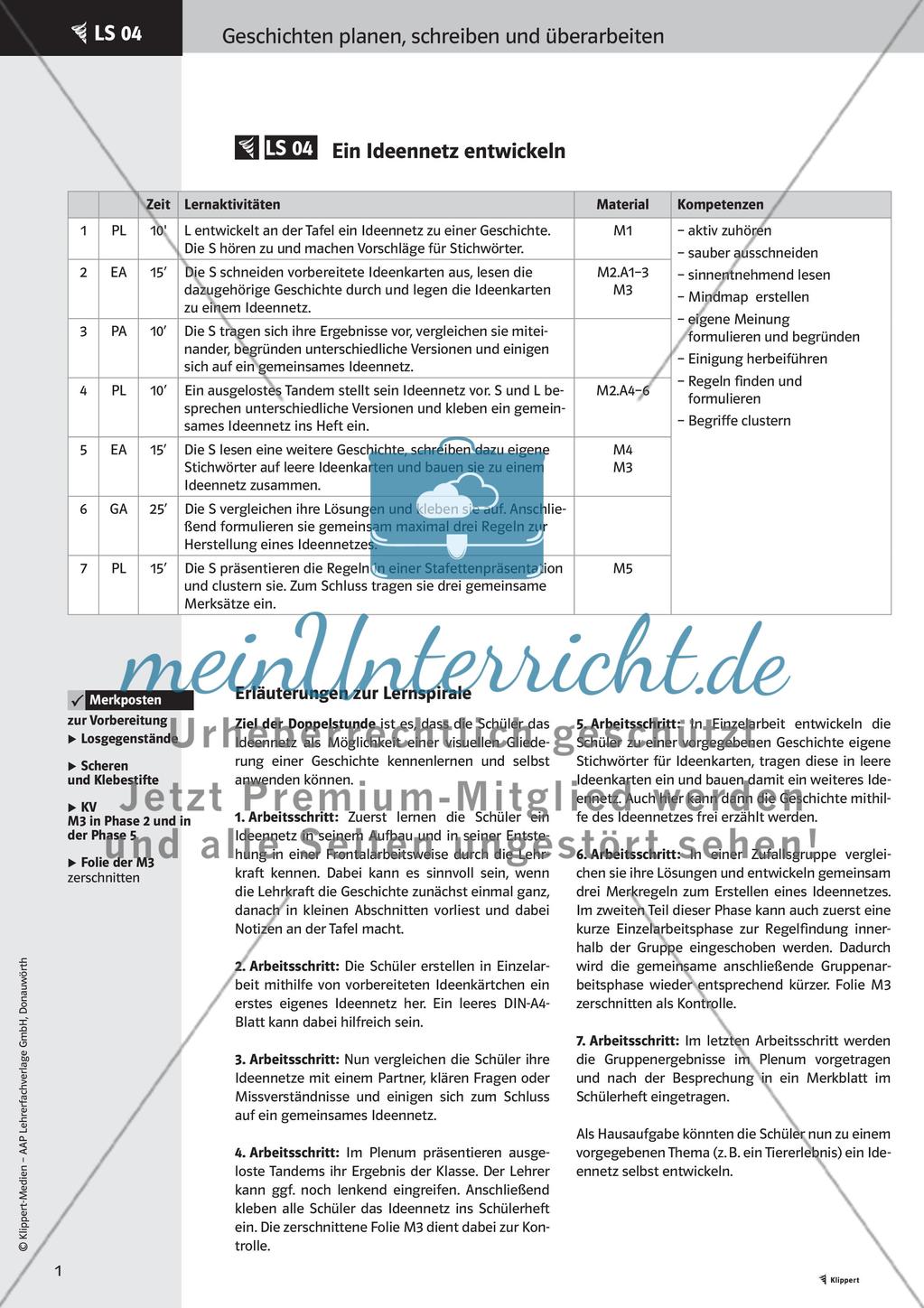 Planen von Geschichten Preview 3