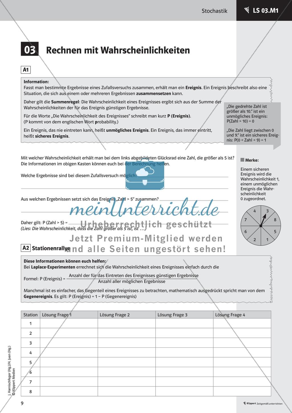 Zufall und Wahrscheinlichkeiten Preview 11