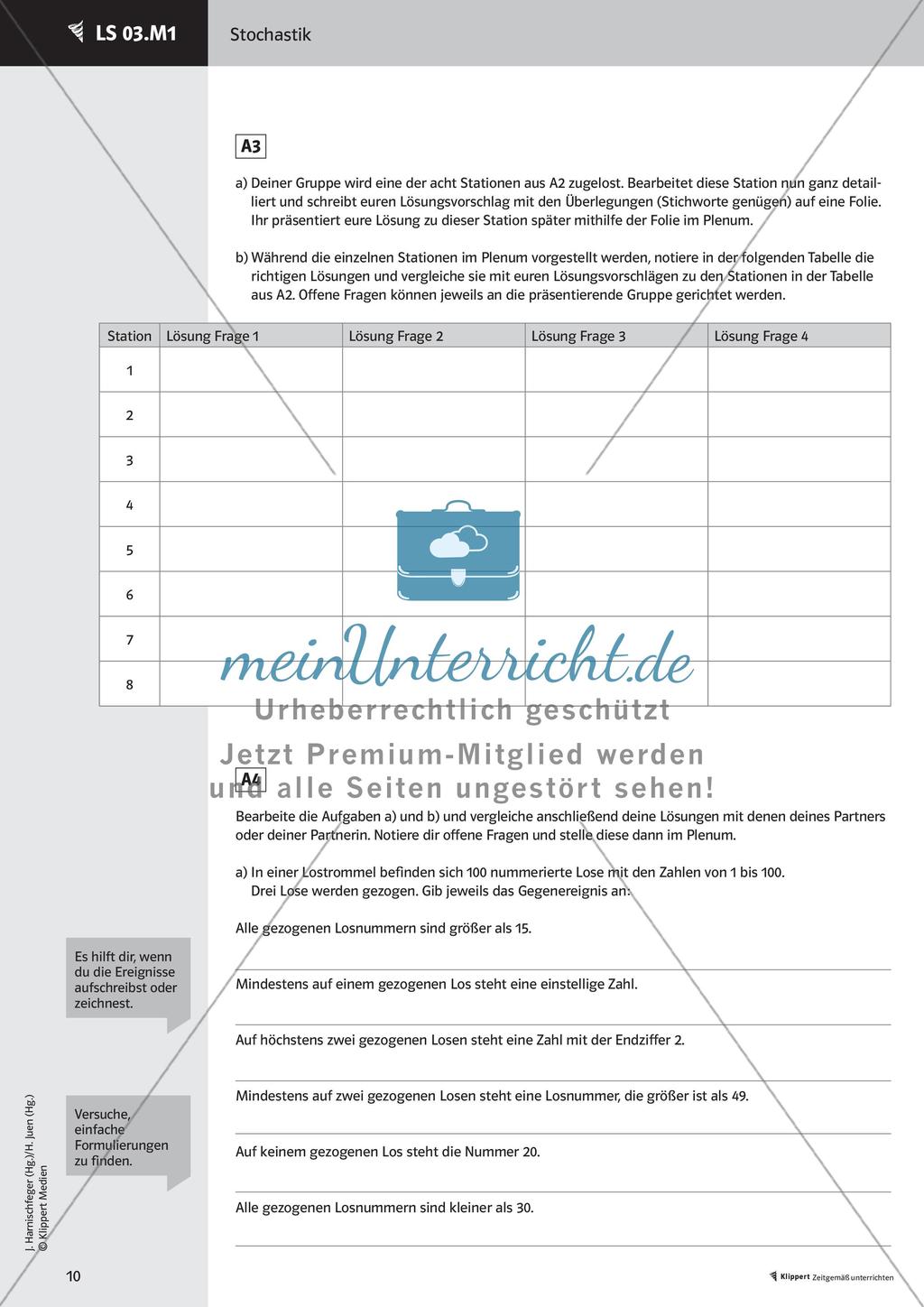Zufall und Wahrscheinlichkeiten Preview 12