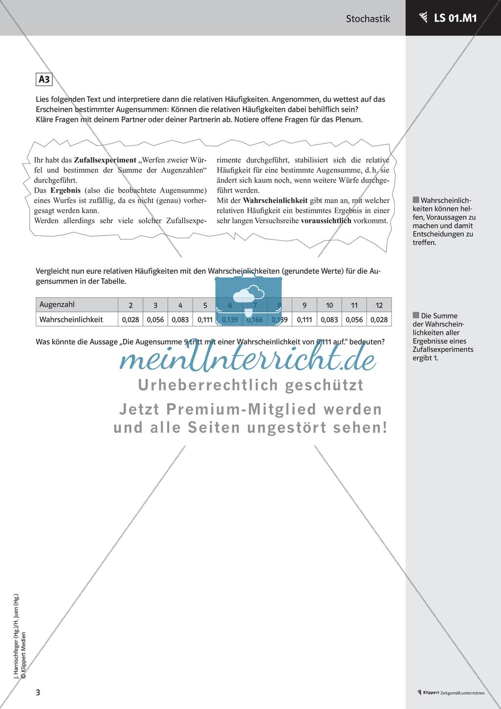 Zufall und Wahrscheinlichkeiten Preview 5