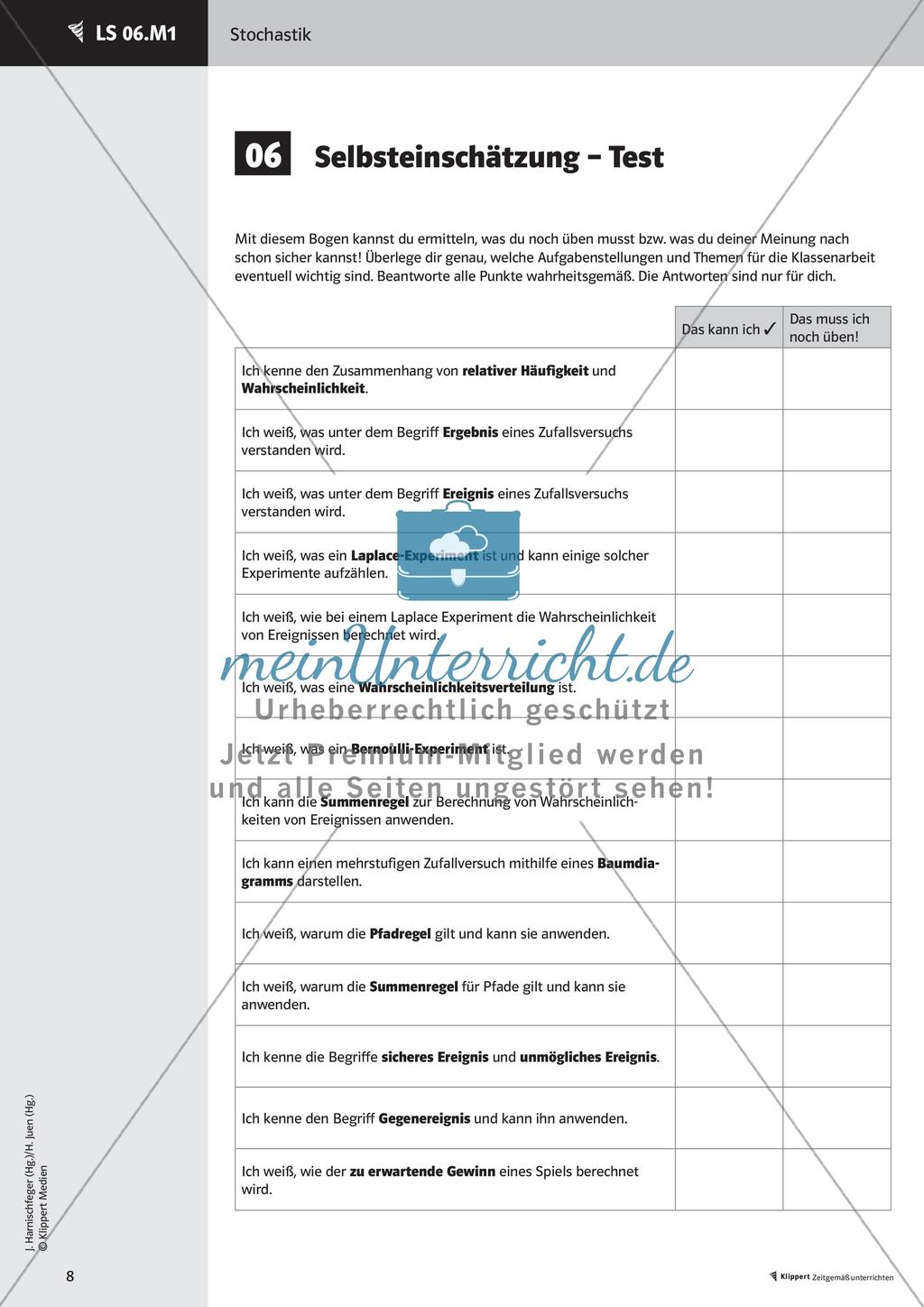 Stochastik: Beispiele und Test Preview 10