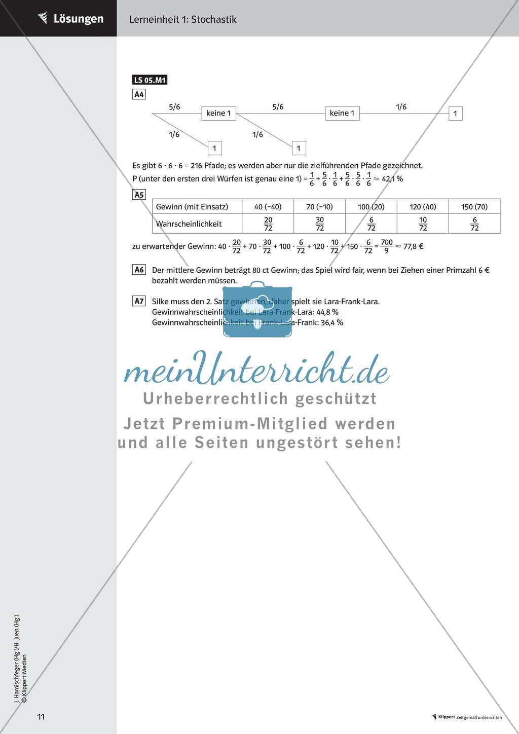 Stochastik: Beispiele und Test Preview 13