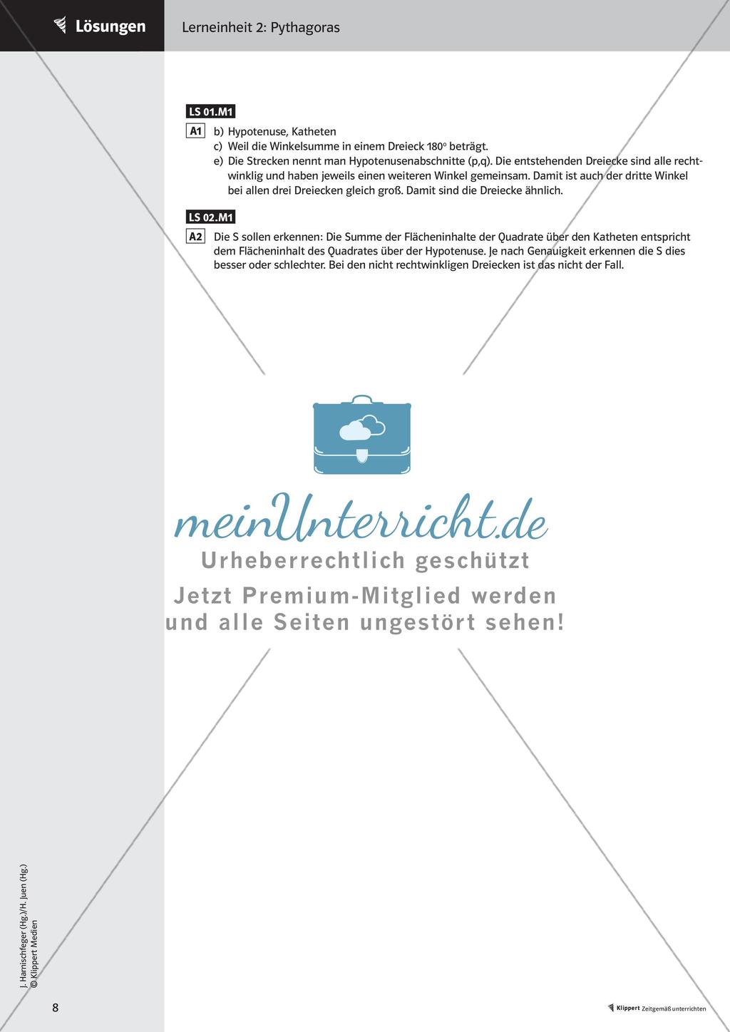 Grundlagen des Satz von Pythagoras Preview 10