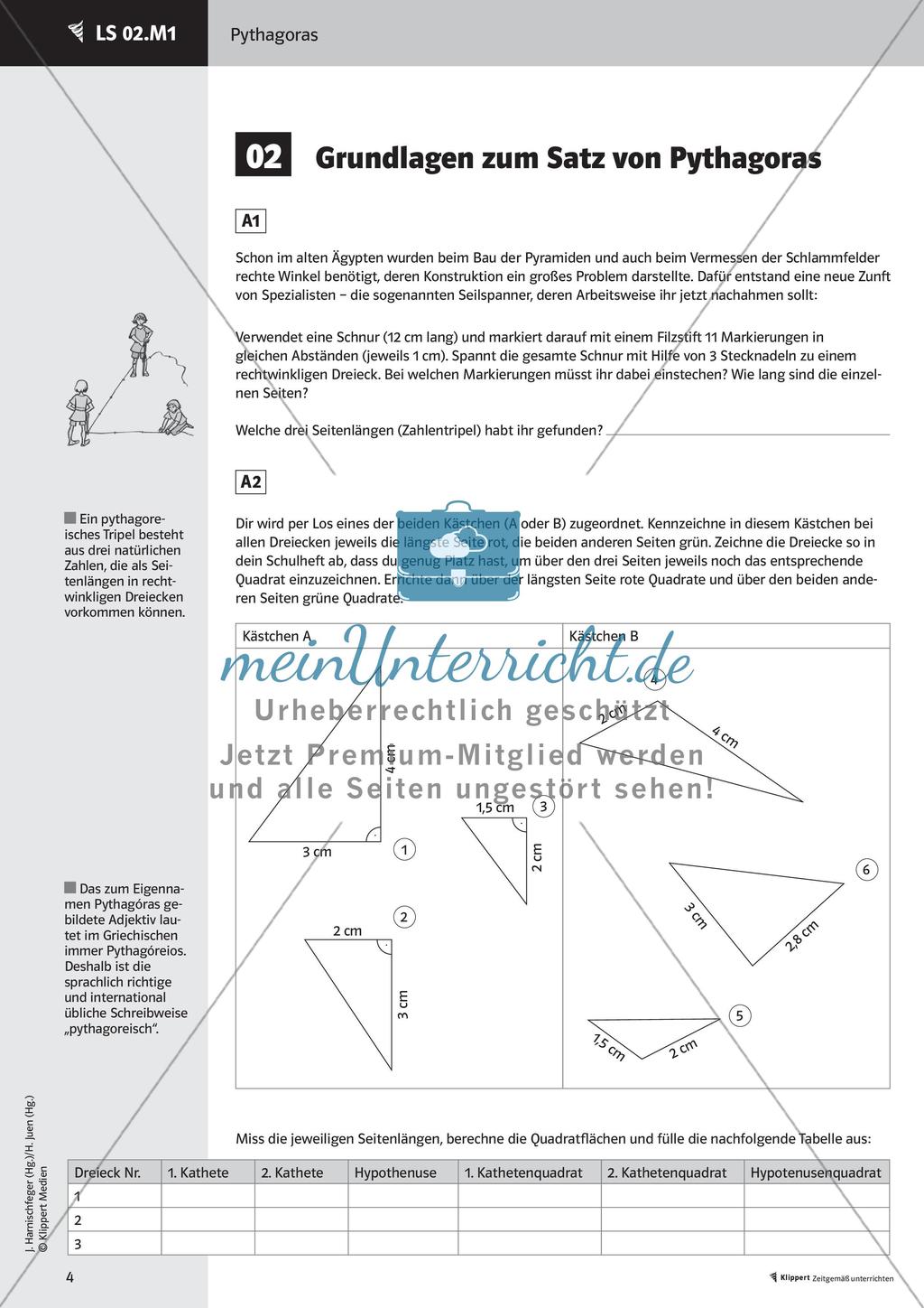 Grundlagen des Satz von Pythagoras Preview 6