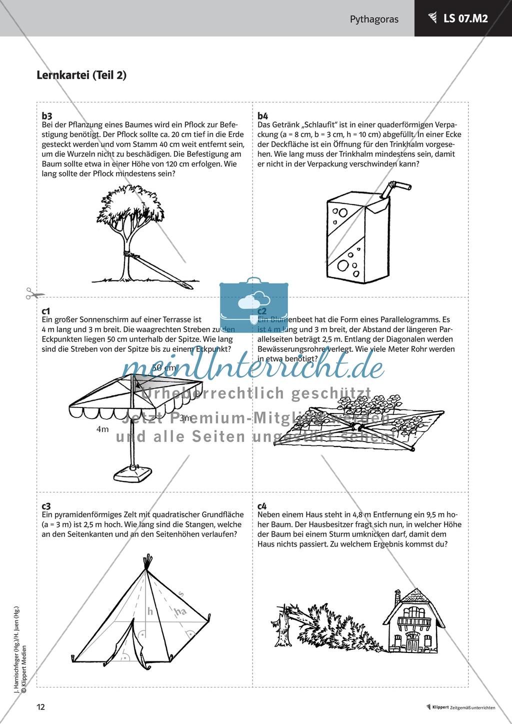 Pythagoras in ebenen Figuren und im Raum Preview 14
