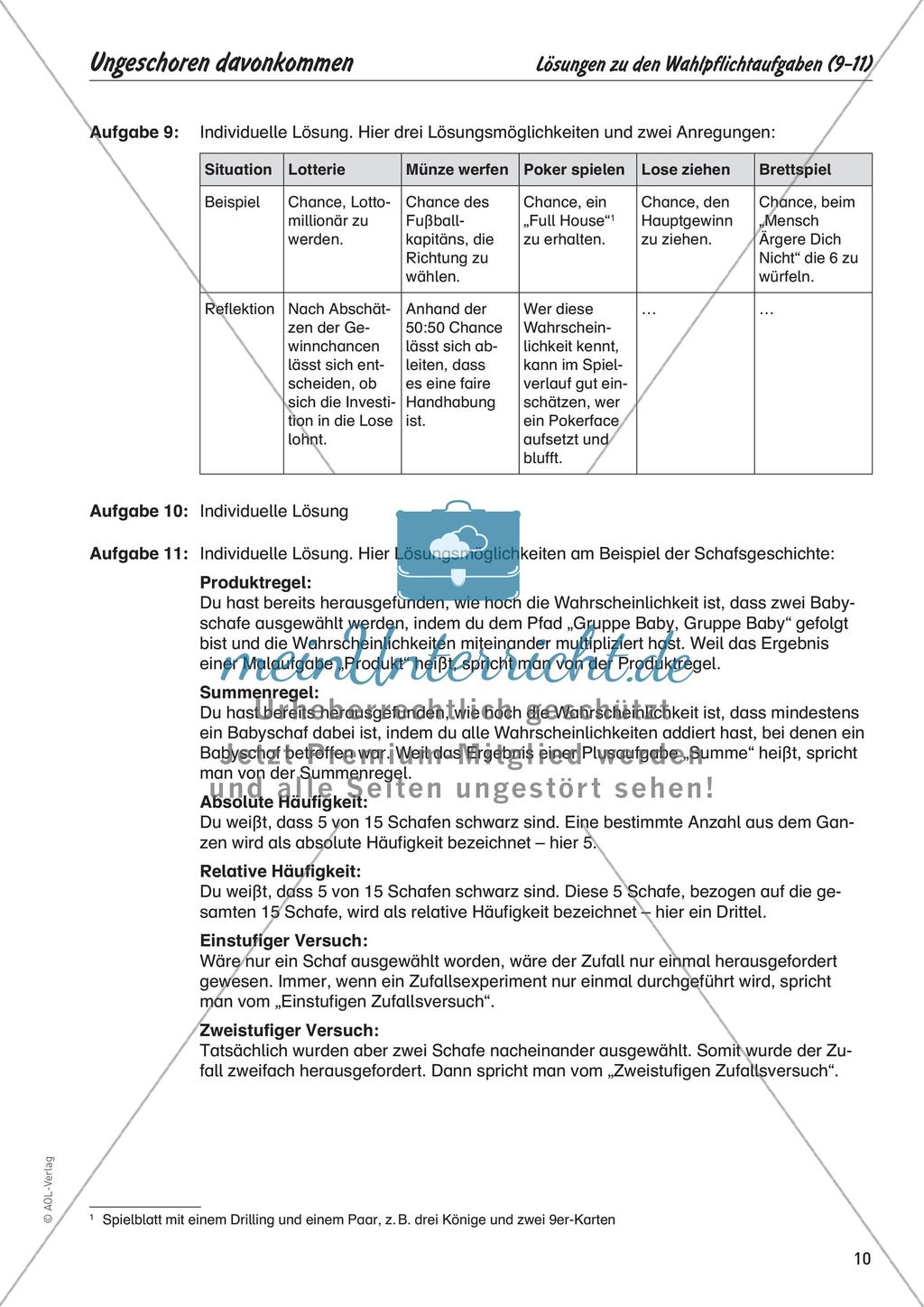 Mathe zum Mitfiebern: Ungeschoren davonkommen Preview 12