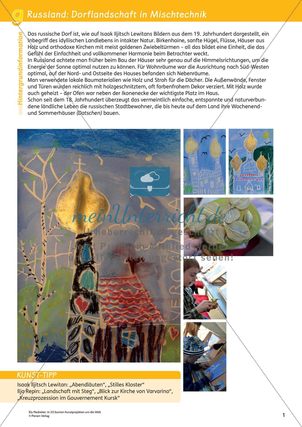 Mit Kunstprojekten um die Welt: Russland/Dorflandschaft Preview 3