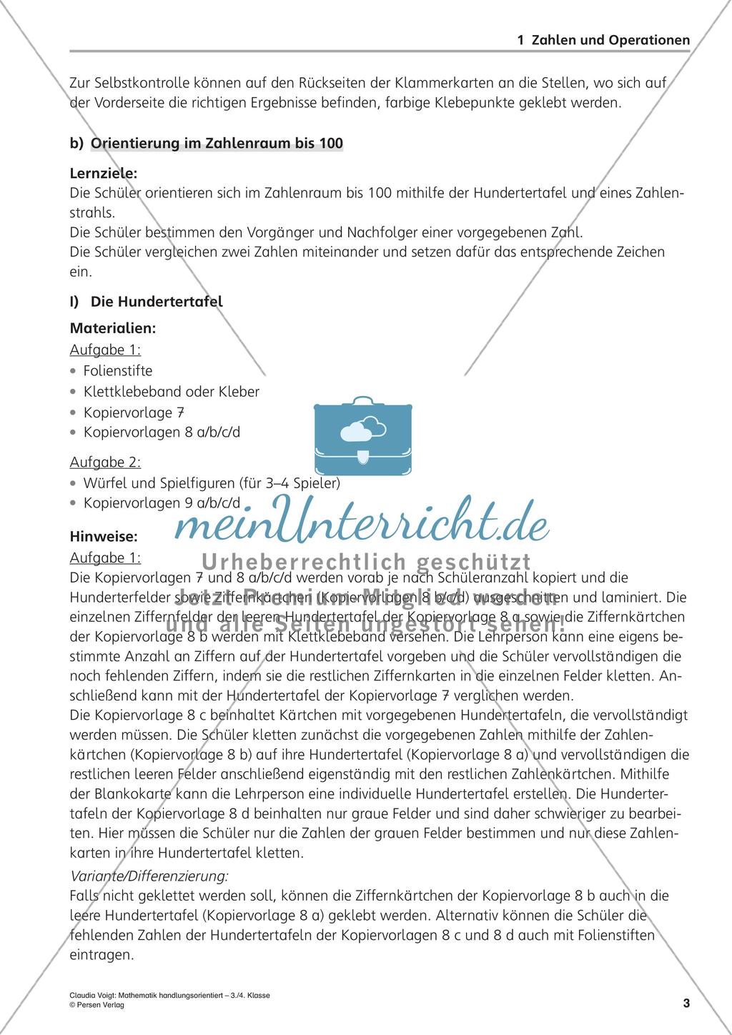 Rechnen im Zahlenraum bis 100 Preview 5