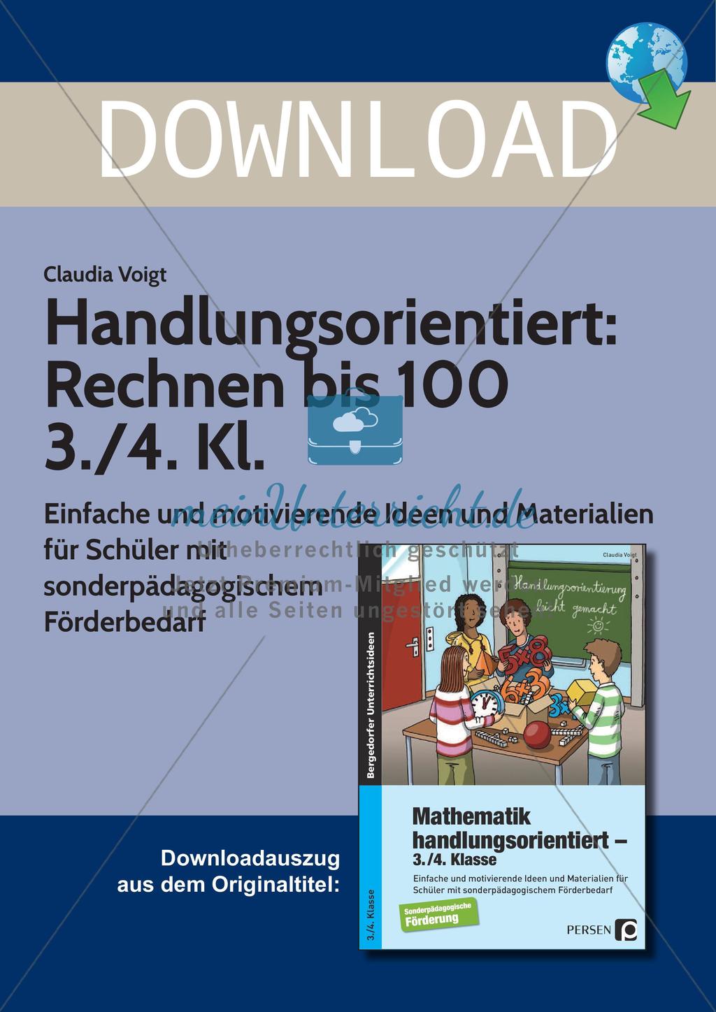 Rechnen bis 100 Preview 1