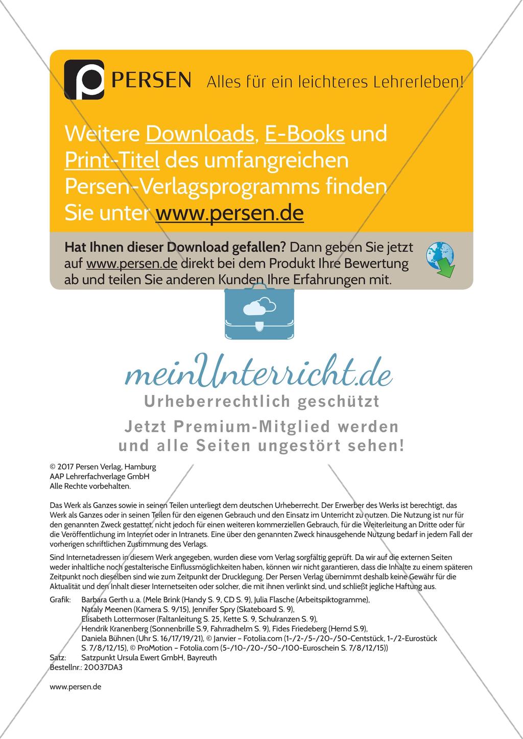 Handlungsorientiert: Größen und Messen Preview 28