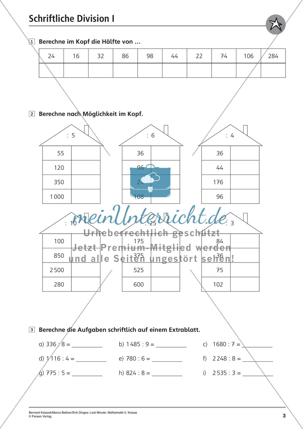 Last Minute: Schriftliche Division Preview 5