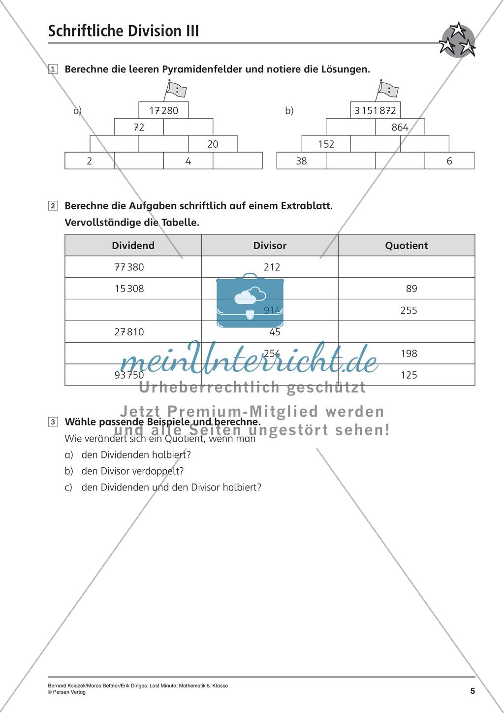 Last Minute: Schriftliche Division Preview 7
