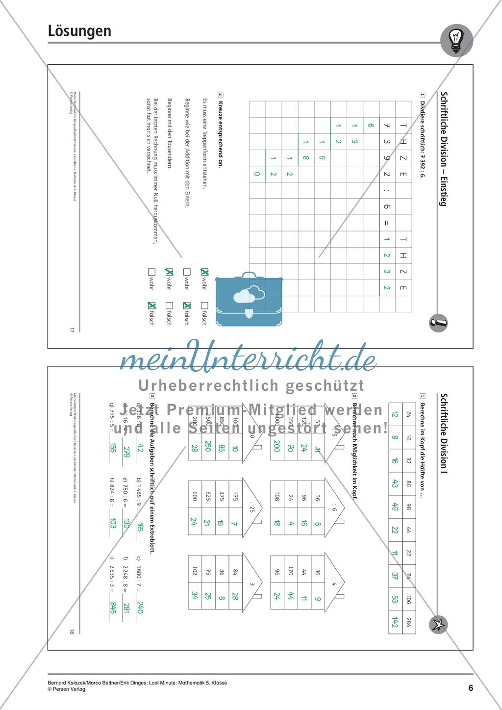 Last Minute: Schriftliche Division Preview 8