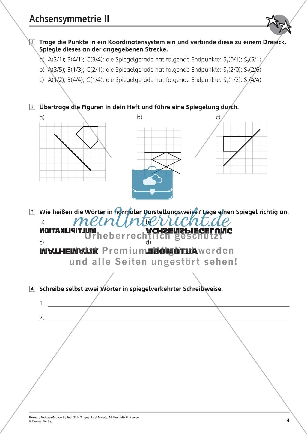 Die Achsensymmetrie Preview 6