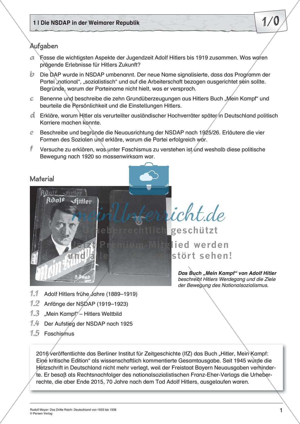 Die NSDAP in der Weimarer Republik Preview 3