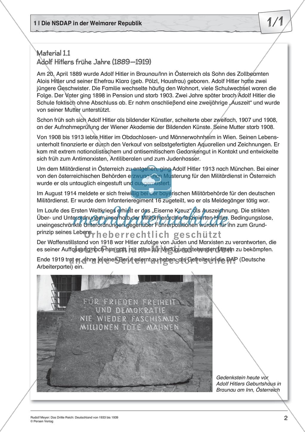 Die NSDAP in der Weimarer Republik Preview 4