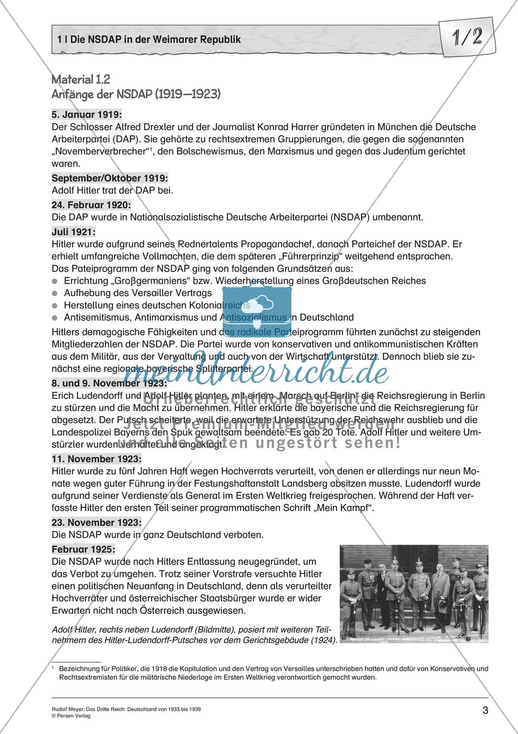 Die NSDAP in der Weimarer Republik Preview 5