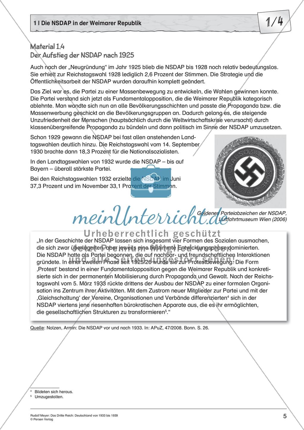 Die NSDAP in der Weimarer Republik Preview 7