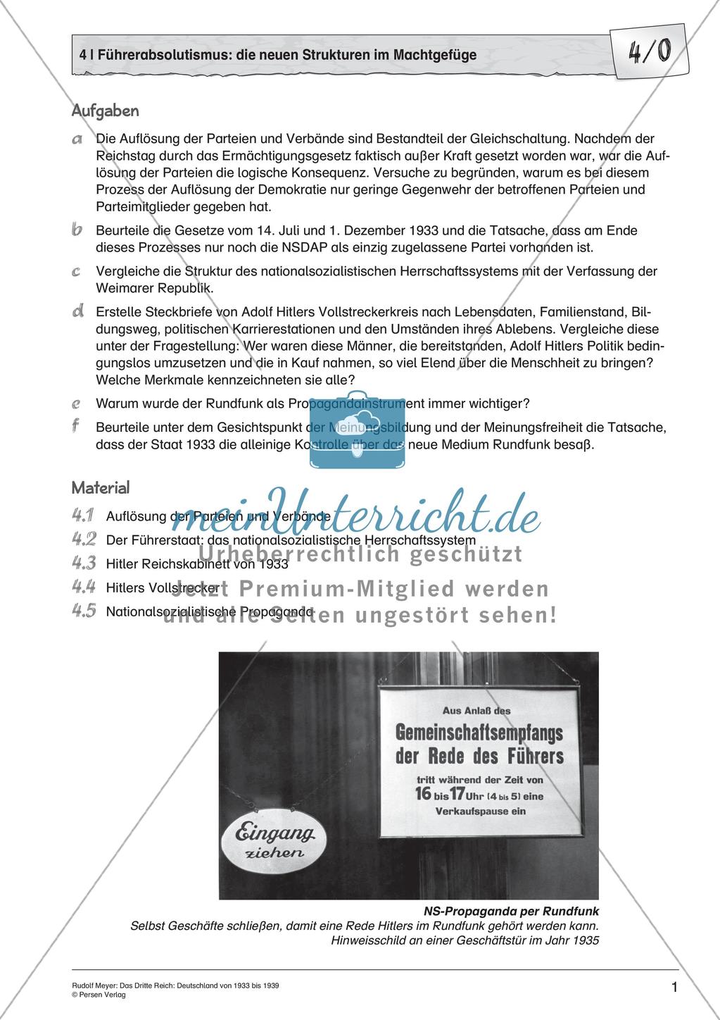 Das Dritte Reich: Führerabsolutismus Preview 3