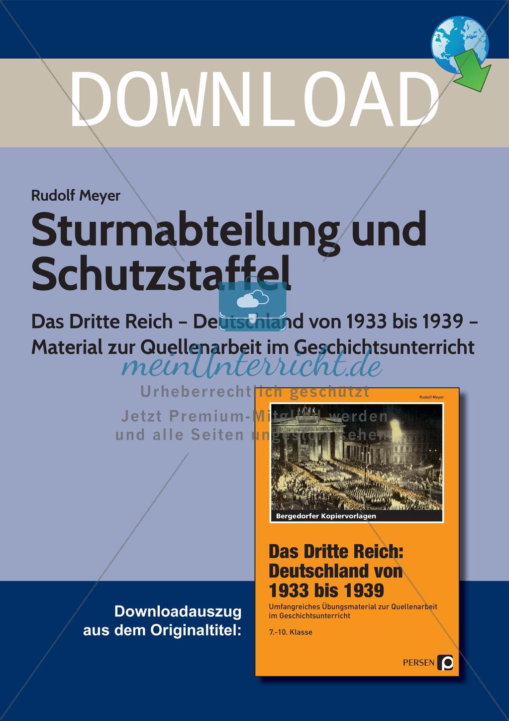 Das Dritte Reich: Sturmabteilung und Schutzstaffel Preview 1