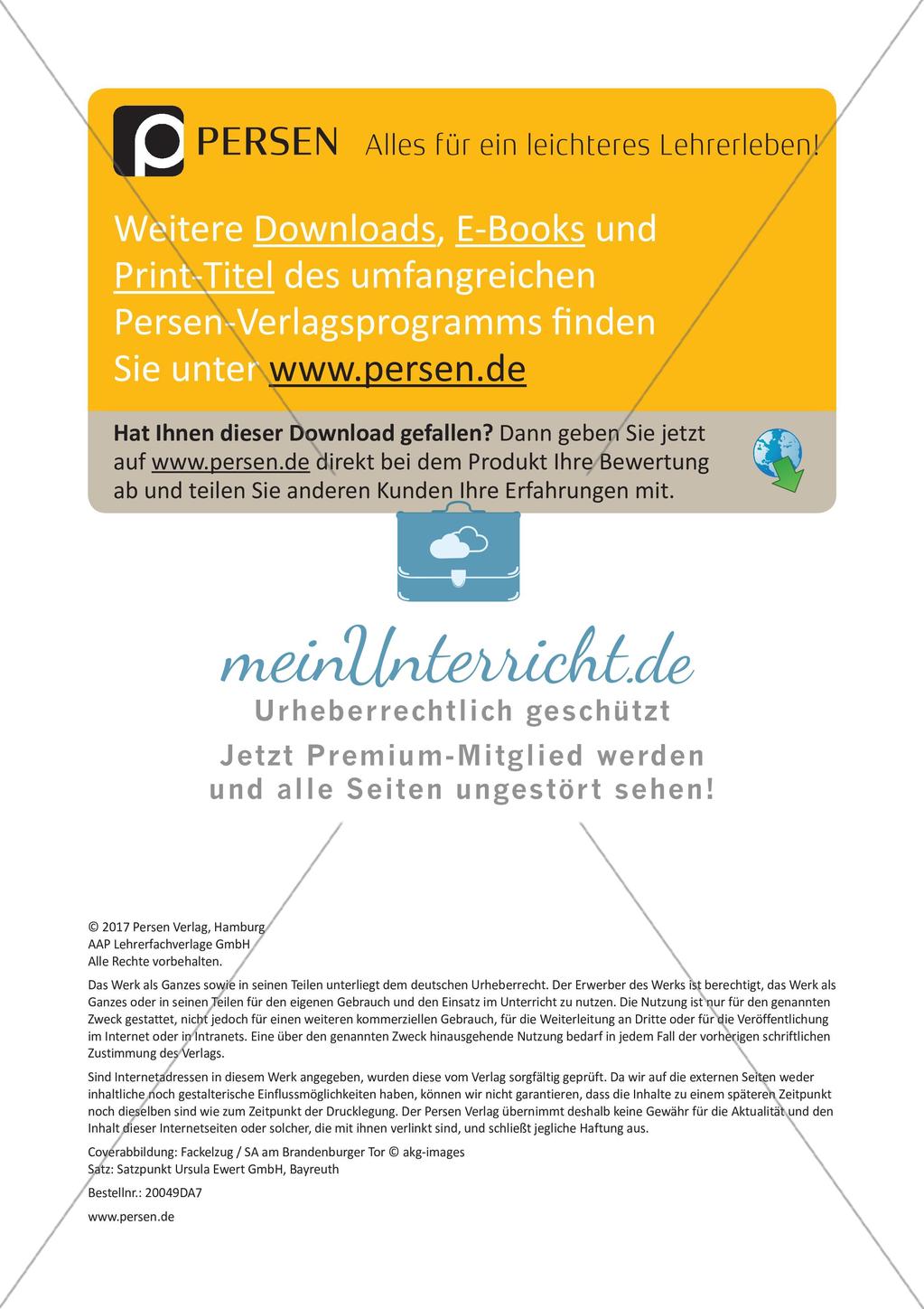 Das dritte Reich: Rassismus und Judenverfolgung Preview 11
