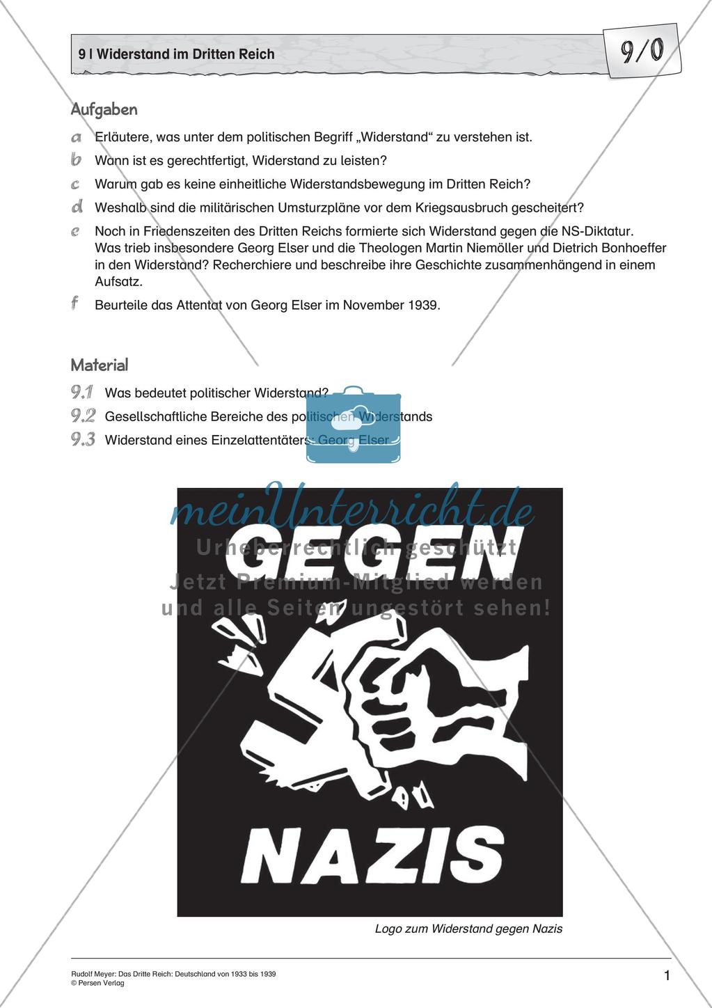 Das dritte Reich: Widerstand Preview 3