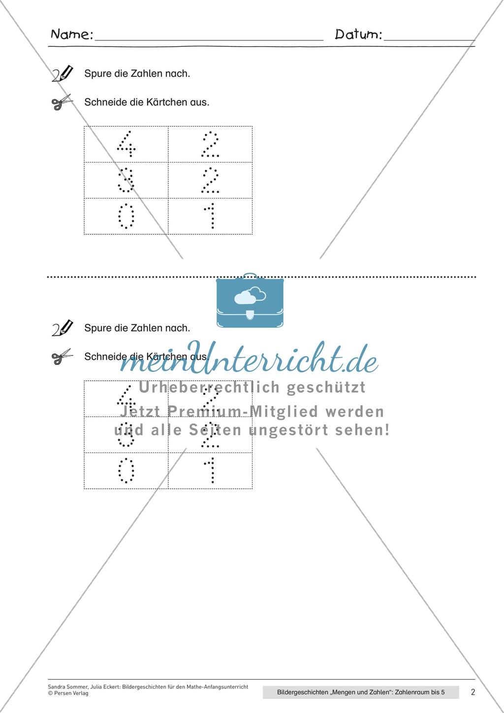 Bildergeschichte: Mengen und Zahlen im Zahlenraum 5 Preview 4