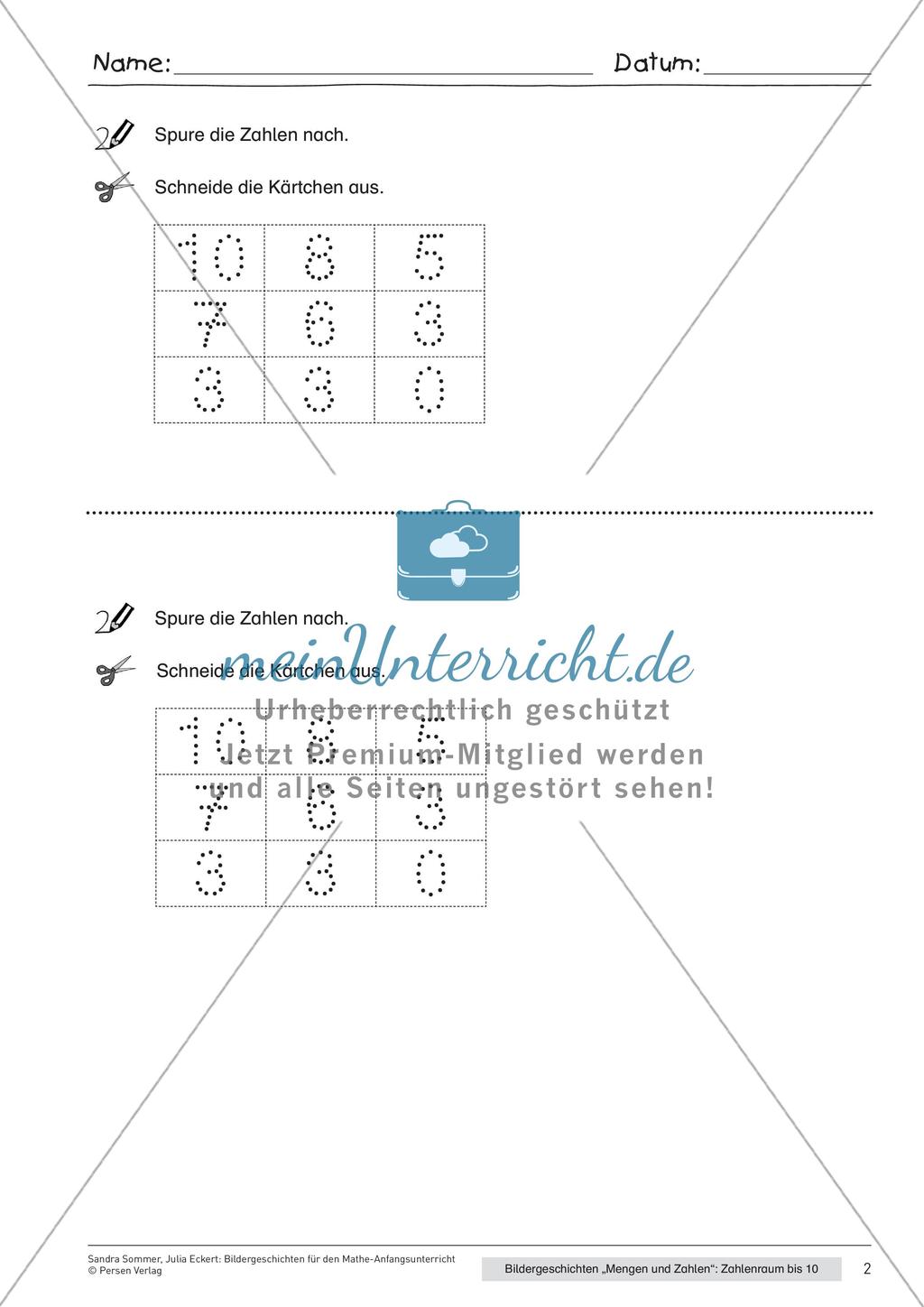 Bildergeschichte: Mengen und Zahlen im Zahlenraum 10 Preview 4