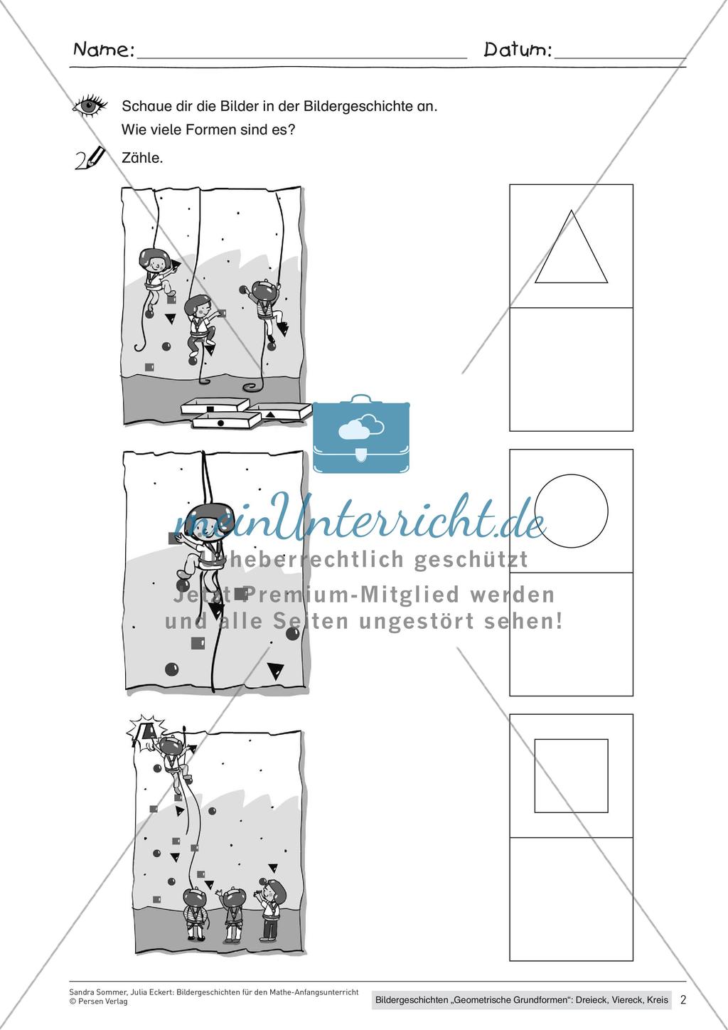 Bildergeschichte: Geometrische Grundformen Preview 4