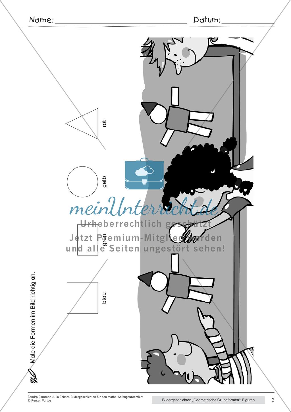 Bildergeschichte: Geometrische Figuren Preview 4