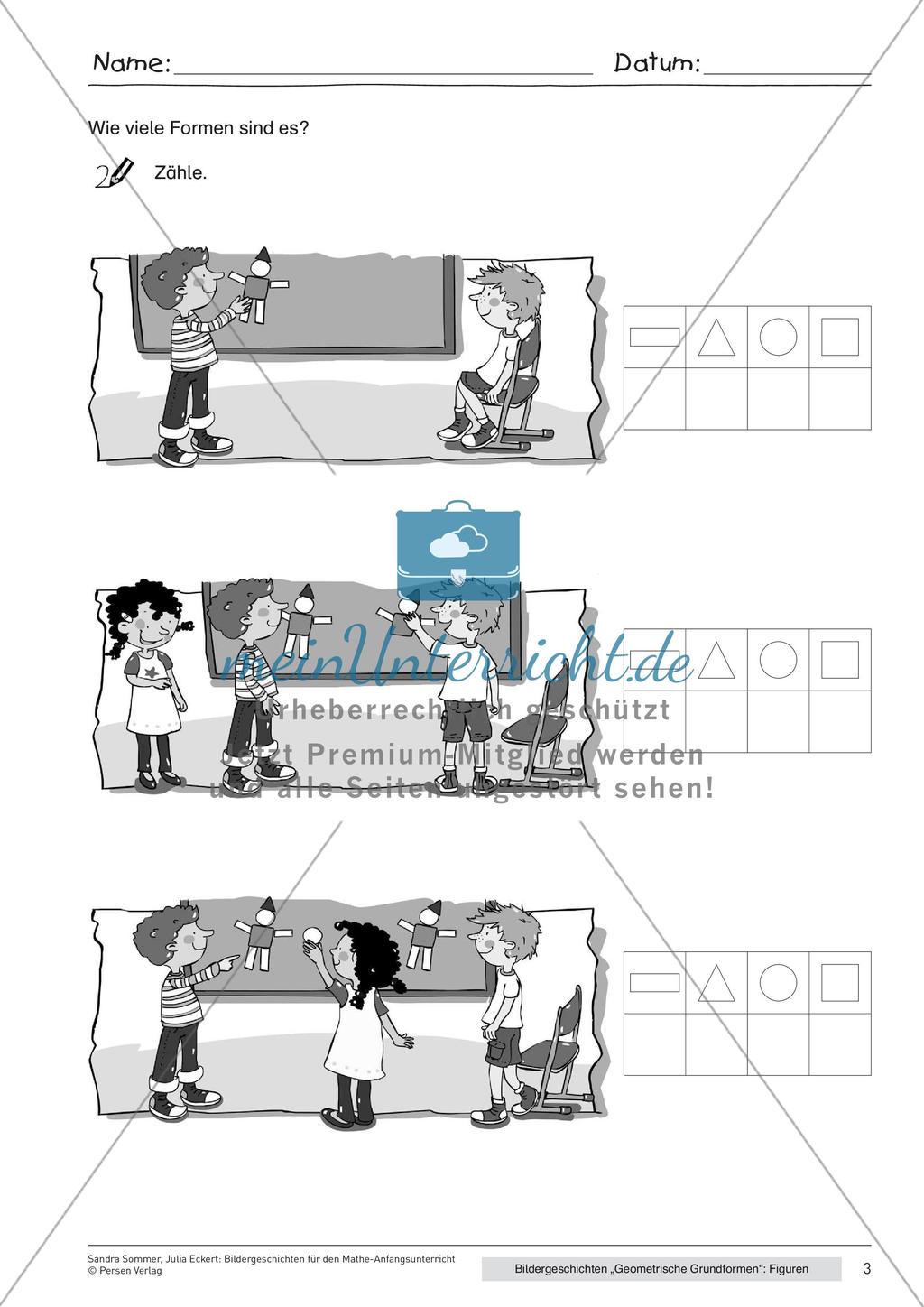 Bildergeschichte: Geometrische Figuren Preview 5