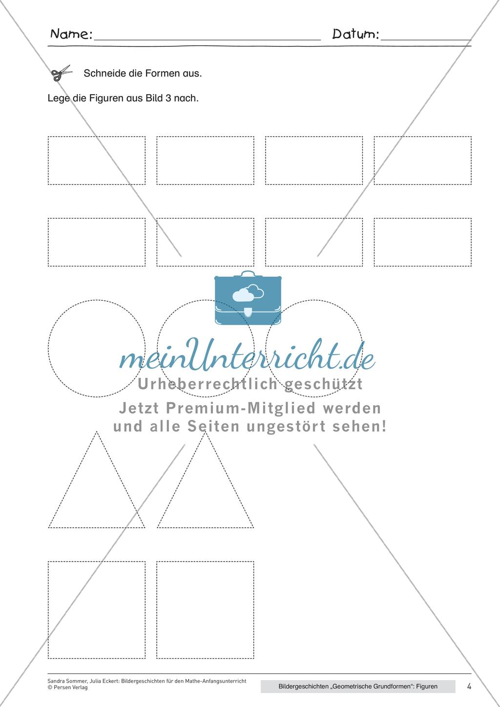 Bildergeschichte: Geometrische Figuren Preview 6