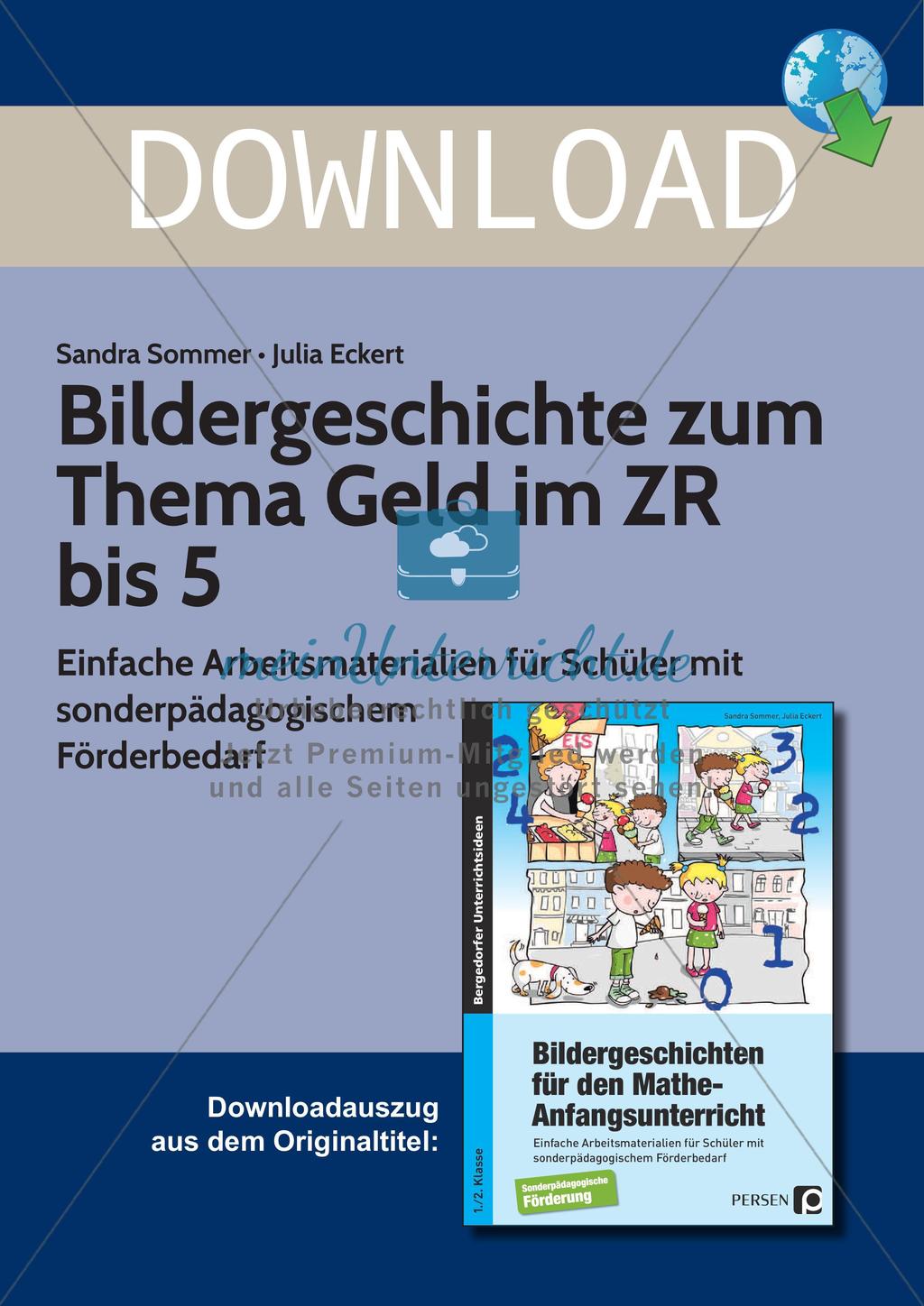 Bildergeschichte: Geld im Zahlenraum bis 5 Preview 1