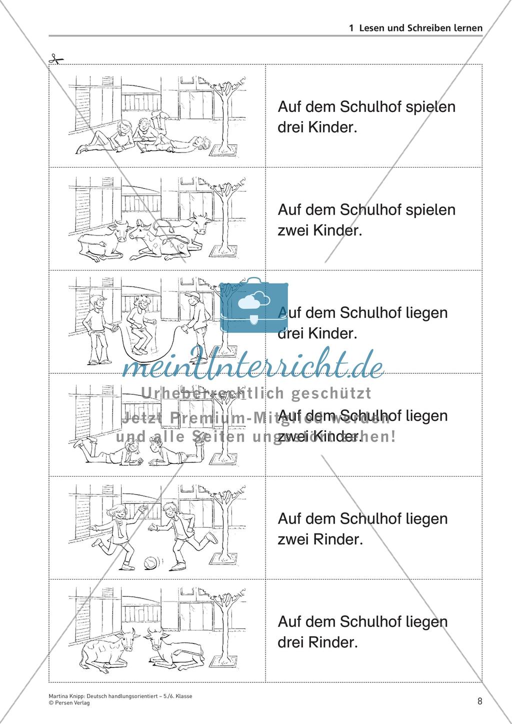 Handlungsorientiertes Lesen und Schreiben Preview 10