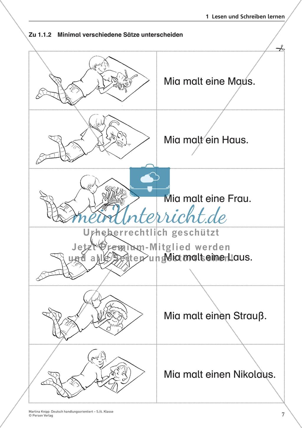 Handlungsorientiertes Lesen und Schreiben Preview 9