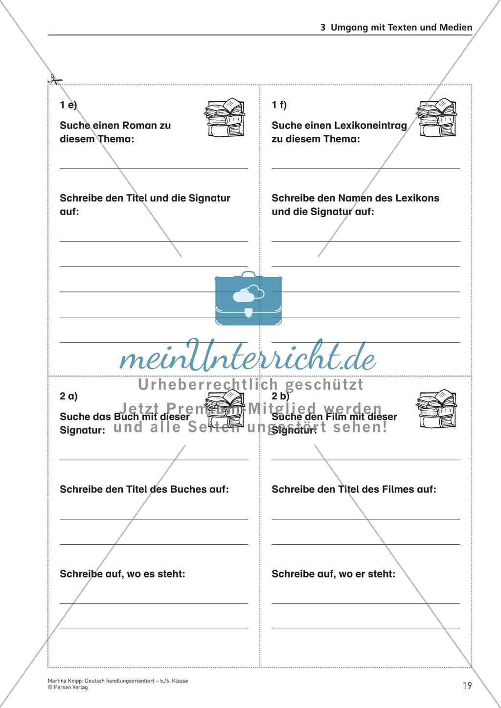 Handlungsorientierter Umgang mit Texten und Medien Preview 21