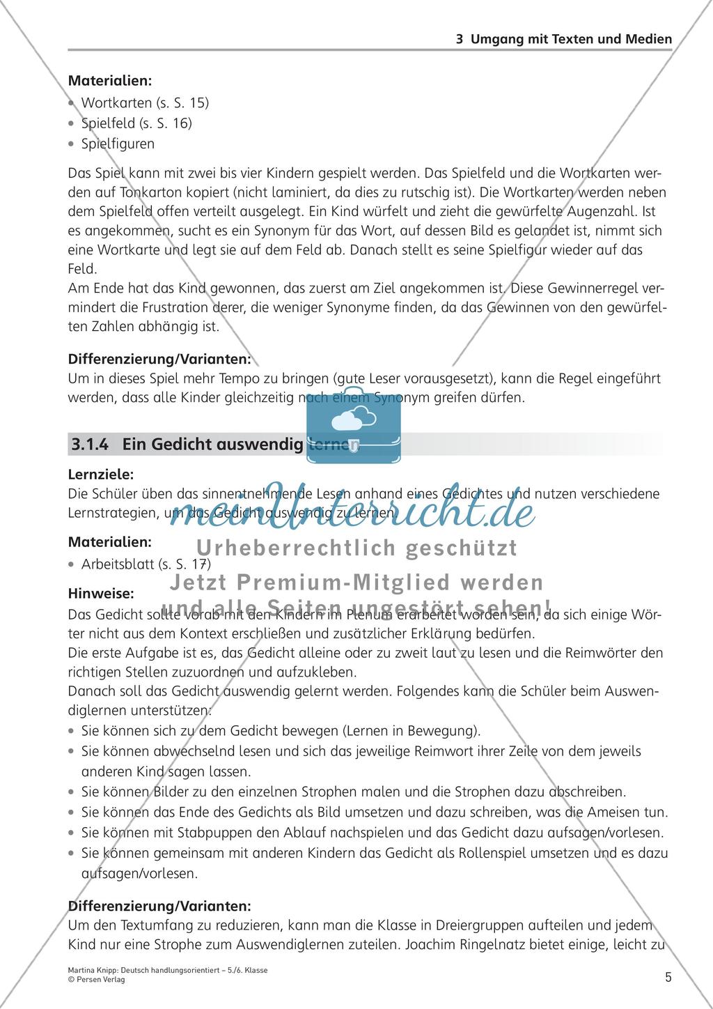 Handlungsorientierter Umgang mit Texten und Medien Preview 7
