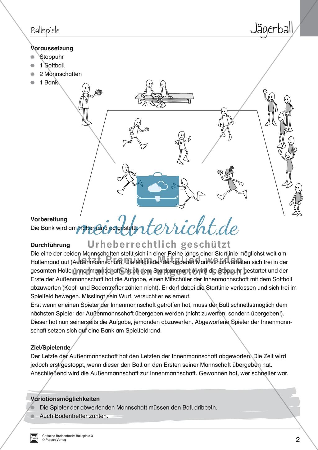 Mannschaftsspiele mit dem Ball Preview 2