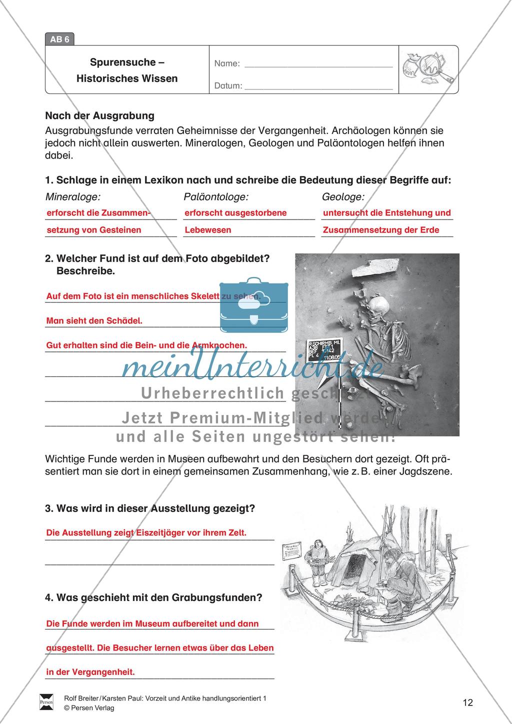 Vorzeit und Antike: Forscher bei der Arbeit Preview 13