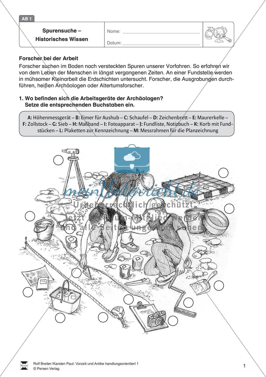 Vorzeit und Antike: Forscher bei der Arbeit Preview 2